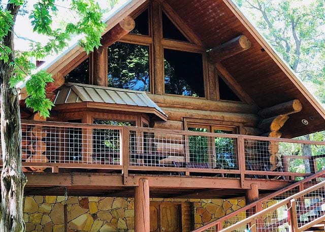 Cabin patio deck